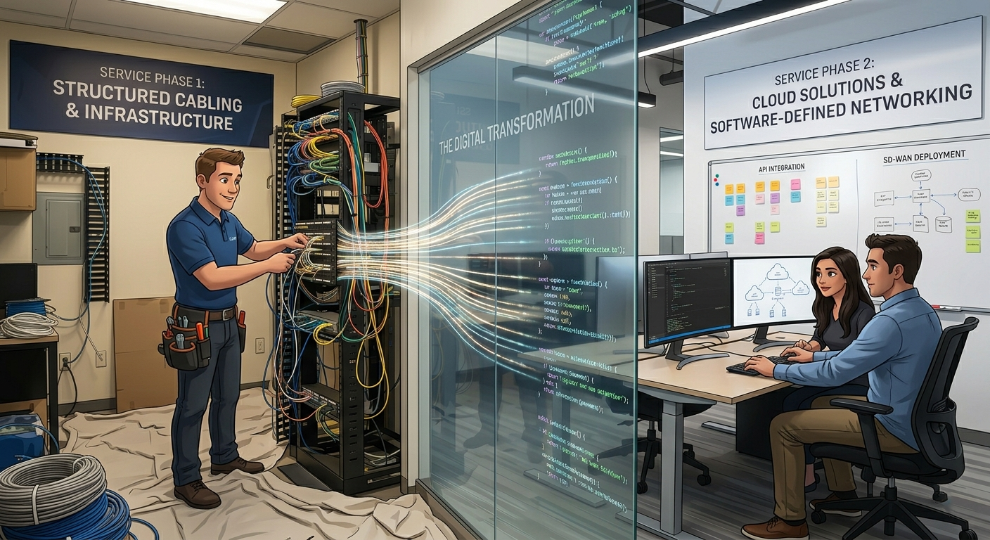 MK System origin story - from network infrastructure to software